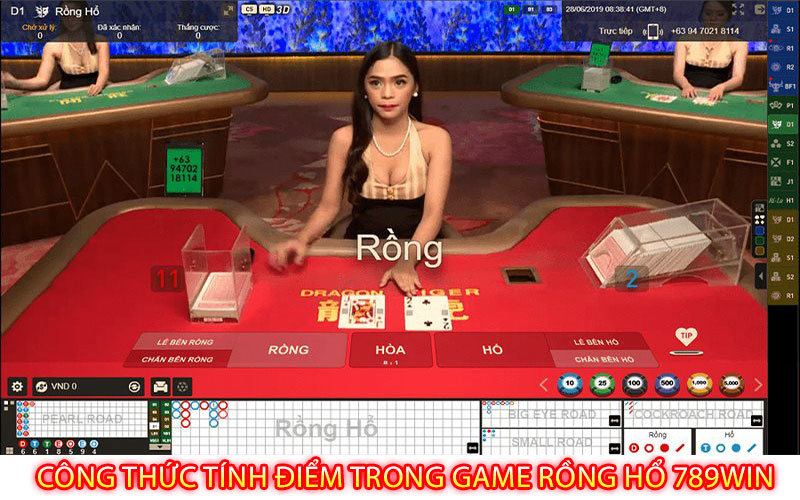 Công thức tính điểm trong game Rồng Hổ 789win